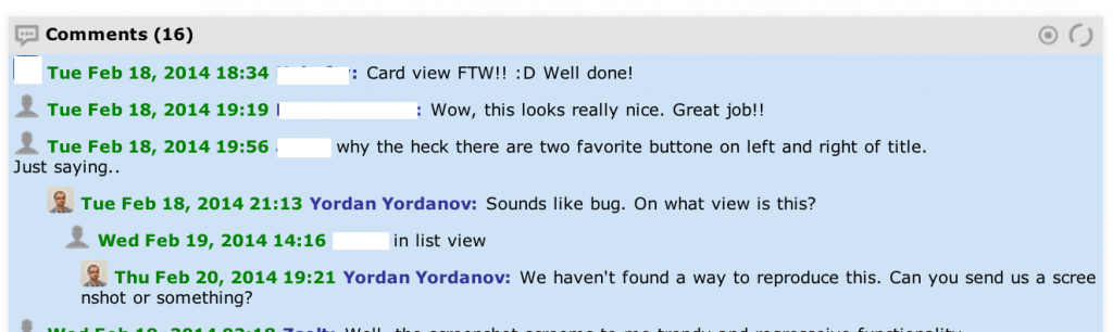 Revamped comments and other stuff in beta