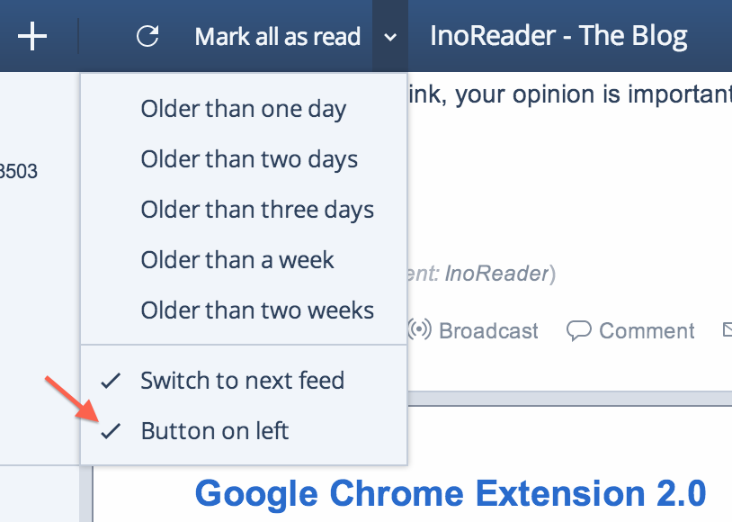Mark all as read button placement, Contrast and more…