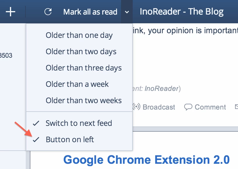 Mark all as read button placement, Contrast and more…