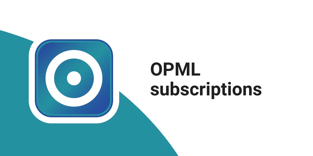 OPML subscriptions