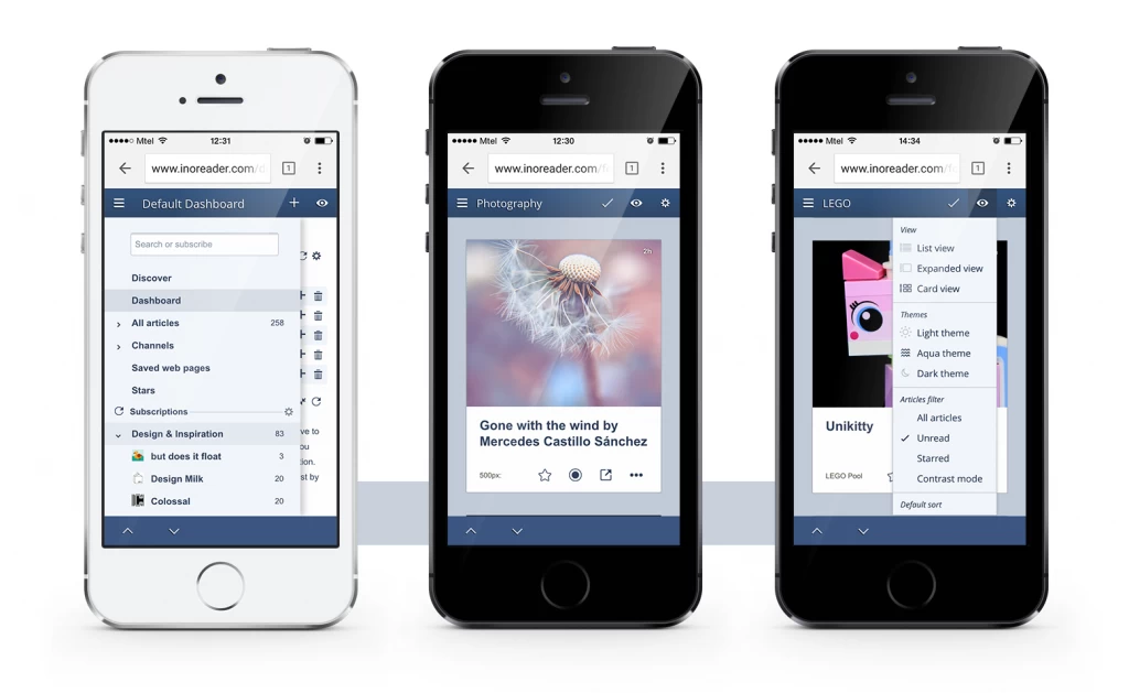 The new Inoreader mobile web version – full functionality on the go