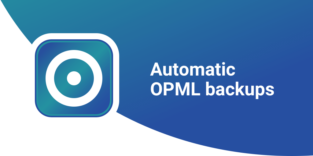 Automatic OPML backups