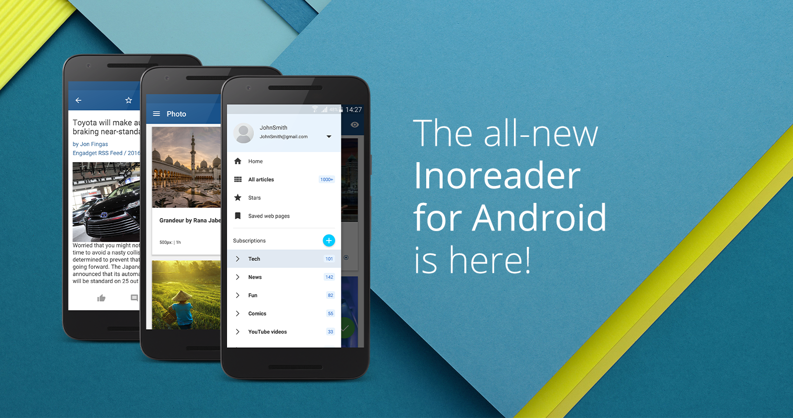 The all-new Inoreader for Android is here! | Inoreader blog