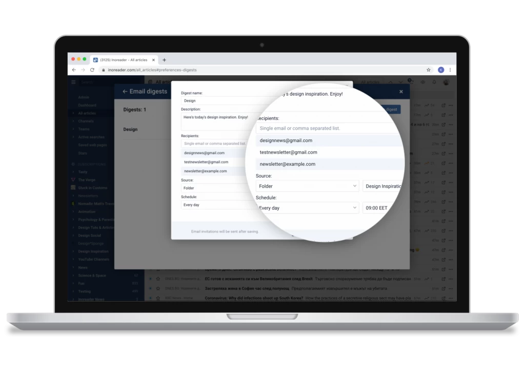 Send Daily Email Digests to Friends, Colleagues or Even to Yourself ...