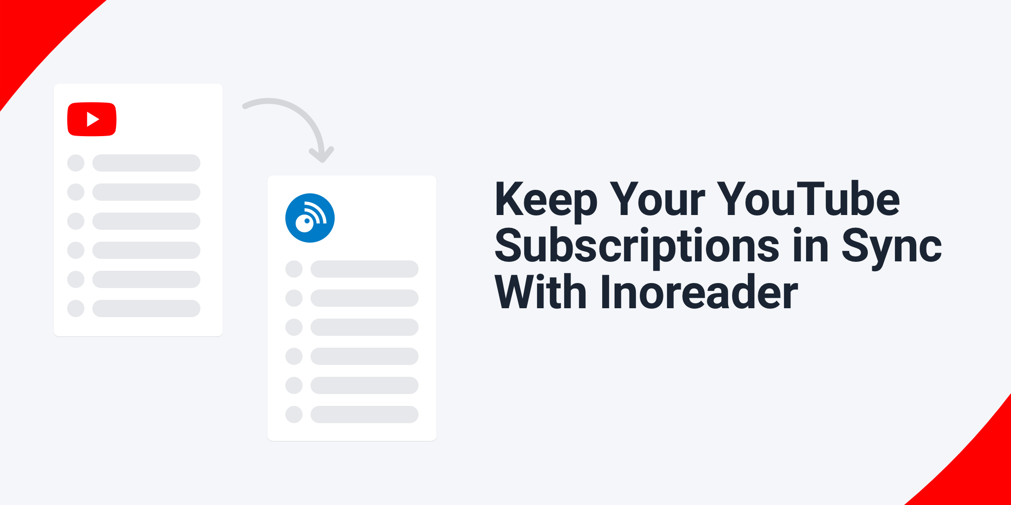Keep Your YouTube Subscriptions in Sync With Inoreader | Inoreader blog