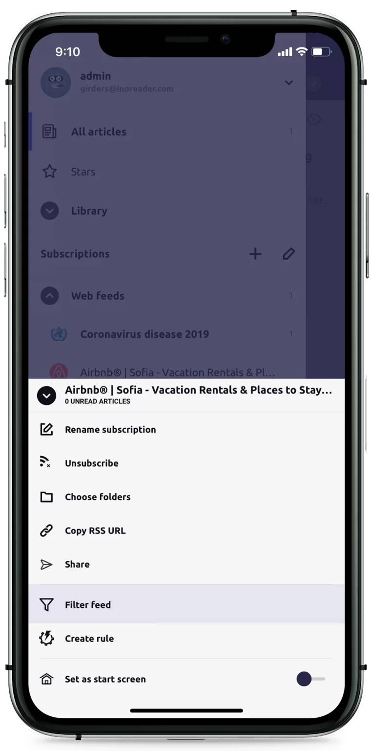 Rules And Filters Are Now Available On Inoreader For Android and iOS