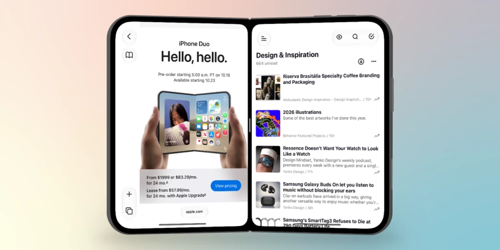 A first look at Inoreader on iPhone Duo