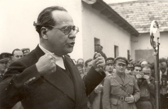 Juan-Negrin visita el frente del Ebro en 1938 ARCHIVO FUNDACIÓN JUAN NEGRIN