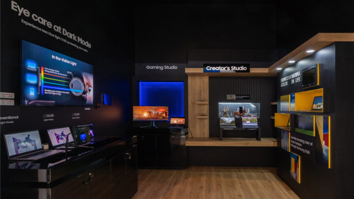 Samsung mostrou a durabilidade e desempenho dos seus painéis OLED no MWC 2023 2