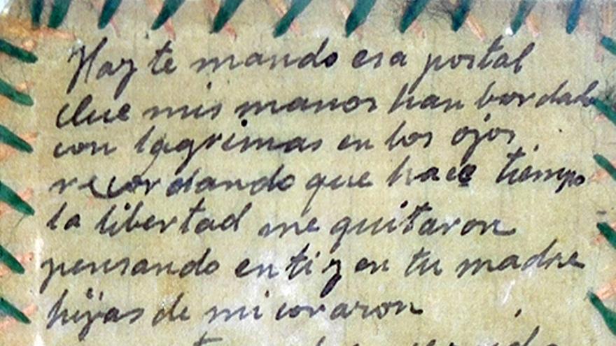 Carta de Blasa a su nieta Pepa desde la cárcel de Amorebieta. | FAMILIA OREJÓN