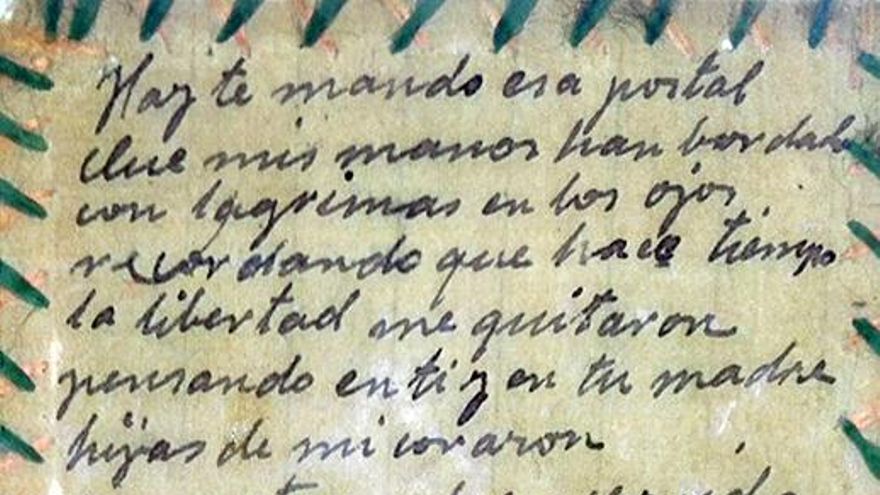 Carta de Blasa a su nieta Pepa desde la cárcel de Amorebieta. | FAMILIA OREJÓN