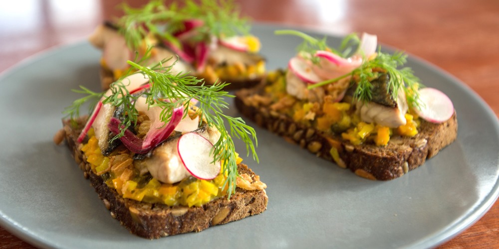 شطيرة Smørrebrød