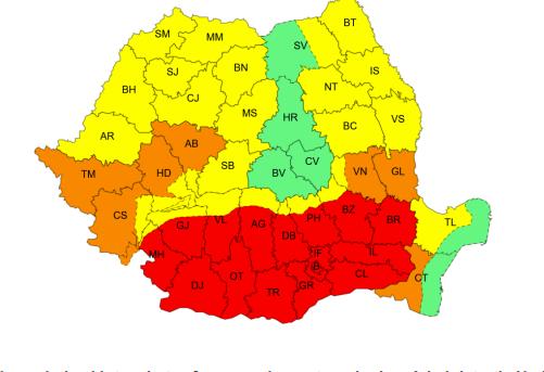 Codul roșu de caniculă extins în jumătatea sudică a țării, inclusiv în București