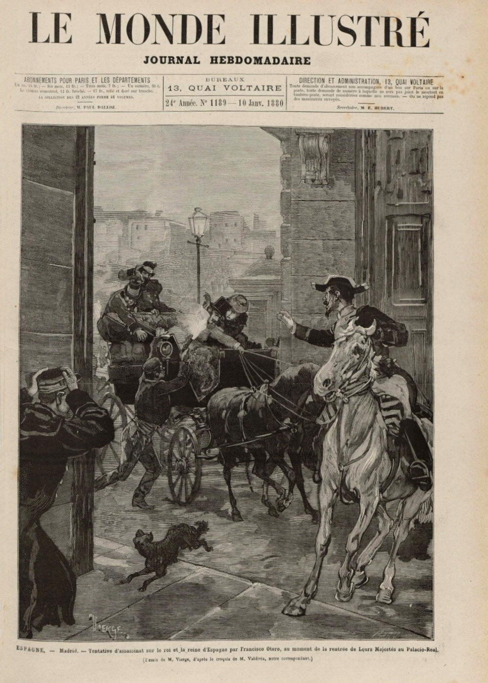 Portada de  Le Monde Ilustré .