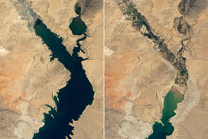 Lake Mead Drops to a Record Low