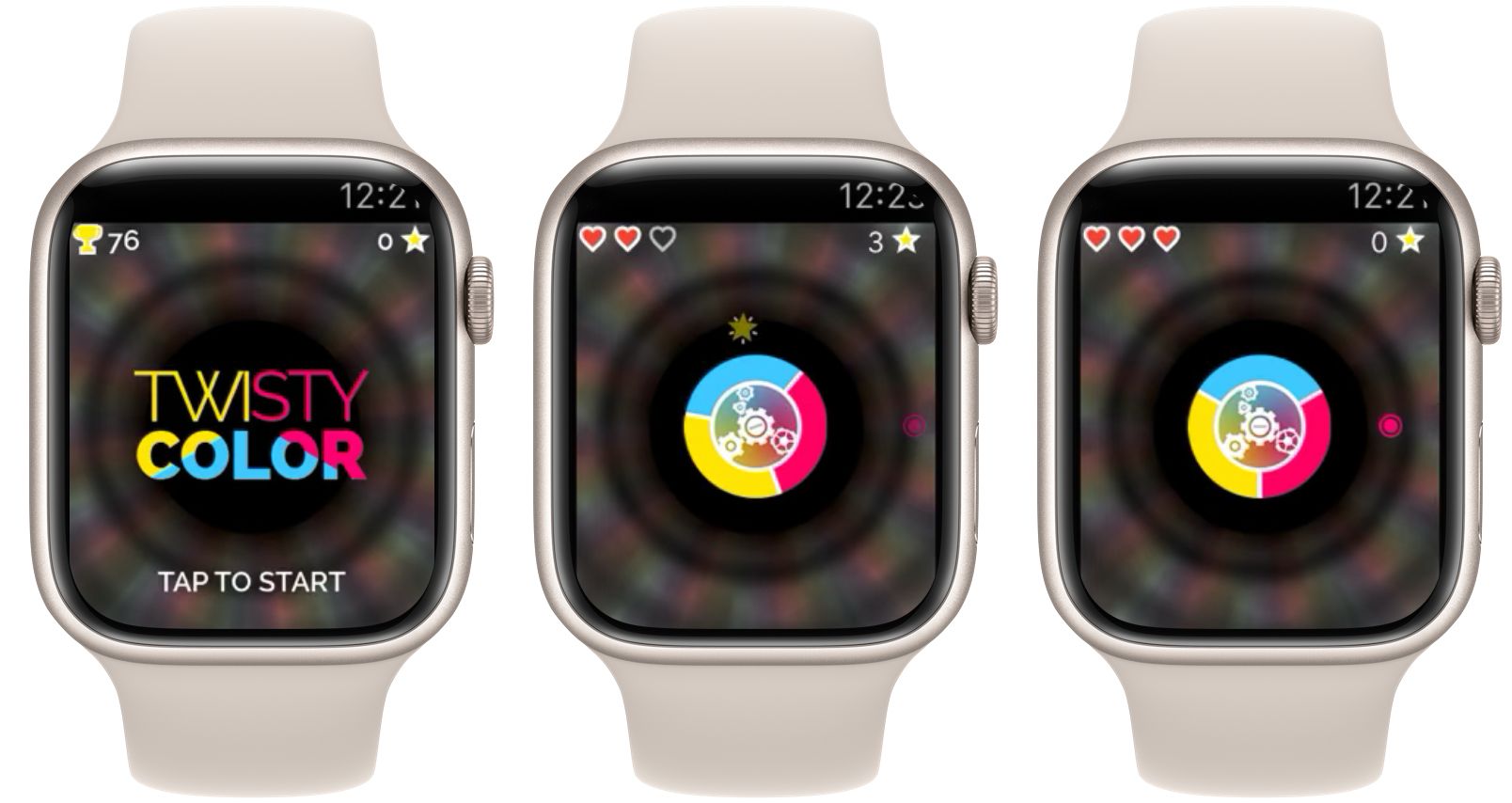 twisty color apple watch