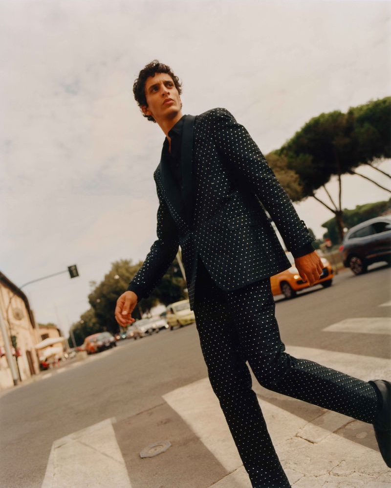 Strong Suit: Takfarines Travels to Rome for GQ Middle East