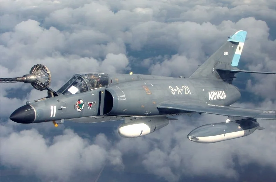 A Super Étendard of the Argentine Navy. Photo: Argentine Navy