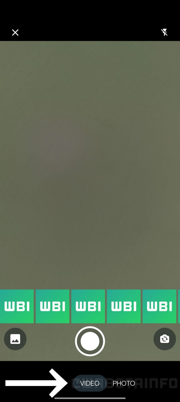 whatsapp camera mode