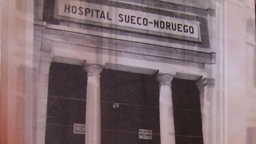 La portada del libro sobre el hospital sueco militar.