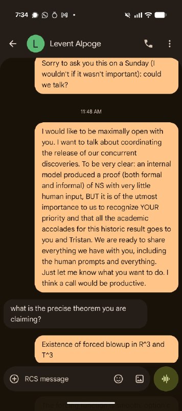 OpenAI 公布纳维–斯托克斯千禧年难题解答