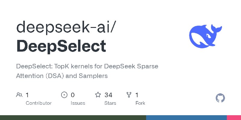 DeepSelect：面向 DSA 与采样器的 TopK 内核